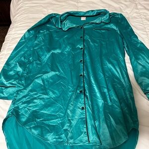Teal sleep gown